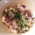 カバゴン's cooksnap of when they made 長芋の赤と青の和え物.