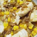 goma0120's cooksnap of when they made 子供が喜ぶ♪豆腐とツナとコーンの簡単煮.