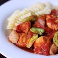 creo's cooksnap of when they made そら豆と鶏肉のトマト煮込み.