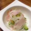 yukeso's cooksnap of when they made すし酢で新たまねぎとハムのマリネ.