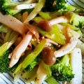 takataka7's cooksnap of when they made 激旨！セロリとブロッコリーのニンニク炒め.
