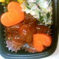 ちゃーん♪'s cooksnap of when they made お弁当に♥型がなくてもハートにんじん♥.