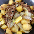 翔子先生's cooksnap of when they made ☆簡単簡単☆韓国風のそぼろ肉じゃが♪.