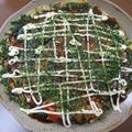 すけたろ's cooksnap of when they made 牛すじコンねぎ焼き.