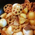 mosmasa's cooksnap of when they made 豚バラとれんこんのさっぱり煮☆.