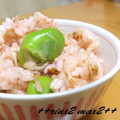りんりん母さん's cooksnap of when they made そらまめと桜えびの炊き込みご飯.