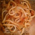 いまいまいまい's cooksnap of when they made 明太マヨキムチ焼きうどん.