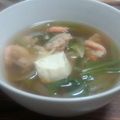 あすか56's cooksnap of when they made ■糖質制限■かに缶ほうれん草簡単お吸い物.