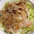 ちょびん♪'s cooksnap of when they made レタス☆豚丼.