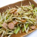 ハナレ's cooksnap of when they made ウインナーともやしのピリ辛炒め.