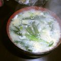 goma1966's cooksnap of when they made ☆にらの卵とじ味噌汁☆.