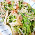 mina58's cooksnap of when they made 豆苗とえのきの明太バター炒め.