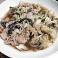 陸軍大尉's cooksnap of when they made ★レンジで仕上げる★もやしと豚バラの蒸し.