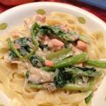 yukwi's cooksnap of when they made 鮭のチーズクリームパスタ.