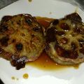 パサンドラ's cooksnap of when they made コンビーフで☆レンコンのはさみ焼き｡ஐஃ.