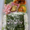 ちゃー2's cooksnap of when they made キャラ弁★顔文字お弁当★.