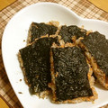komutatata's cooksnap of when they made 磯の香り～♫海苔ご飯のトースト風☆.