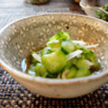 白玉季菜粉's cooksnap of when they made 新玉ねぎときゅうりの酢の物☆.