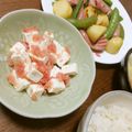 よちりん's cooksnap of when they made クリームチーズの明太子和え.