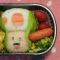 ひーゆっき's cooksnap of when they made キャラ弁**こいのぼりウインナー.
