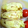 鬼嫁ちーちゃん's cooksnap of when they made おいしいよ～✿なめたけの卵焼き✿.