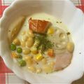 ma___111's cooksnap of when they made れんこんと豆の豆乳スープ.