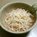 寺田家のかあさん's cooksnap of when they made あっさり☆もやしの梅和え.