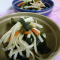 ピンクのたまご's cooksnap of when they made 細切り大根とワカメのショウガ炒め.
