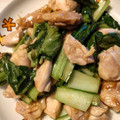 たまちゃん's cooksnap of when they made 鶏ももと小松菜のオイスターソース炒め.