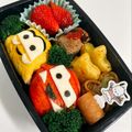 ぱぱぱんだママ's cooksnap of when they made 簡単キャラ弁♡ツムツム風カーズ弁当.