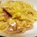 サトモユリア's cooksnap of when they made カルボナーラ。.