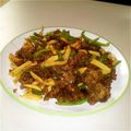appon2's cooksnap of when they made 牛切り落としで青椒肉絲風♪.