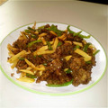 appon2's cooksnap of when they made 牛切り落としで青椒肉絲風♪.