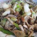 ゆうたんのママさん's cooksnap of when they made 黒胡椒ピリリ☆きのことネギの炒め.