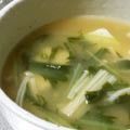 curekanan's cooksnap of when they made ☆水菜･エノキ･豚バラ･豆腐~生姜味噌汁.