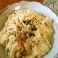 ayanyan16's cooksnap of when they made 炊飯失敗からのガーリックチーズ粥（リゾッ.