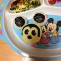 i_ko_06pec's cooksnap of when they made ★キャラ弁★ ミッキー おにぎり♪.