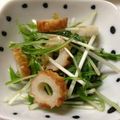 うまいなり's cooksnap of when they made 簡単一品♪水菜のわさび醤油和え.