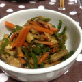 なめーこ's cooksnap of when they made ピーマンと人参、舞茸のきんぴら風.