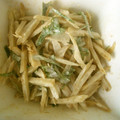 liutan's cooksnap of when they made ☆　ごぼうのしそマヨ和え　☆.