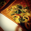 hhhtttmmm's cooksnap of when they made あと1品に！もやしと水菜のオイスター炒め.