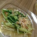 aki0055's cooksnap of when they made 女性に優しい栄養満点！水菜のお浸し.