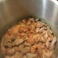 k373happy's cooksnap of when they made 砂肝のどて煮.