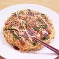 ＫＩＸ's cooksnap of when they made ✿満腹♡ふんわりたまごのモダン焼き✿.