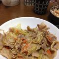 masaba's cooksnap of when they made 簡単すぎ！　胡麻ダレ　豚バラ野菜炒め.
