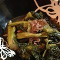 hazki825's cooksnap of when they made かつお菜と牛肉の煮物.