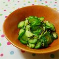 ねっちゃんっ's cooksnap of when they made さっぱり～✿胡瓜とナスの塩もみ.