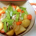 hamanyuki's cooksnap of when they made ル・クルーゼ作る旨々肉じゃが.