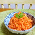 taruママ's cooksnap of when they made ノンオイル☆胡麻みそ風味の人参サラダ.