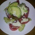 hrkn18's cooksnap of when they made アボカドハンバーグ（わさびマヨ）.